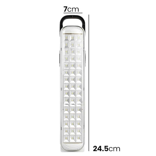Avizar Lampă de Urgență cu 42 LED-uri Luminozitate Mare 1800mAh Reîncărcabilă Portabilă Albă