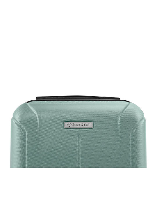 Quasar Großer Reisekoffer Hartschalen Light Turquoise mit 4 Räder Höhe 76.5cm