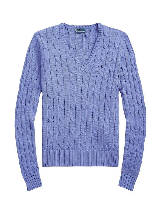 Damen Pullover Baumwolle Sky Blue