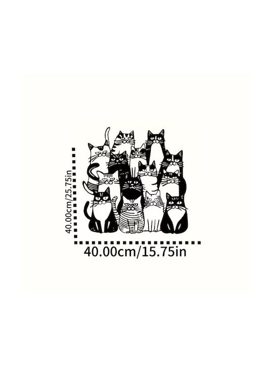 3D Декоративен Силует От Метал 40x40см