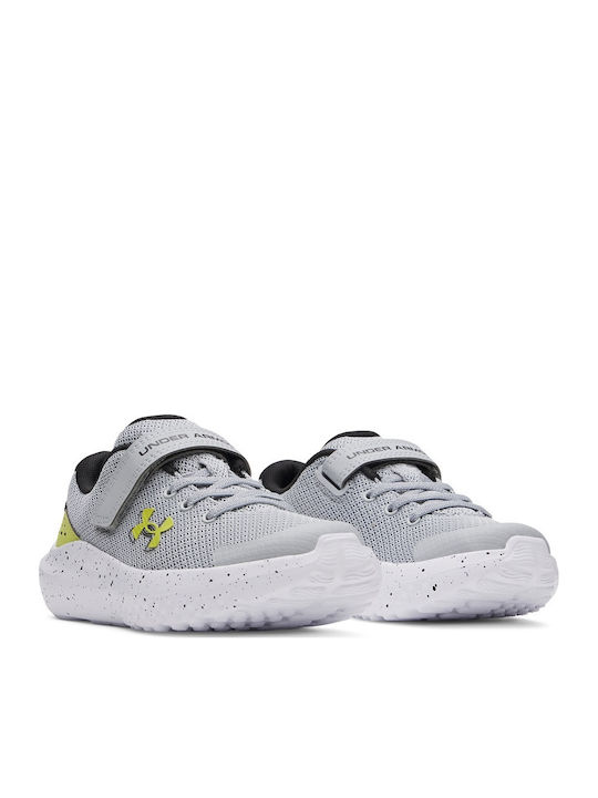 Bps Surge 4 Ac Kids Sports Shoes Running with Hoop & Loop Closure Gray