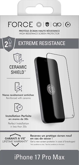 Force Glass Ultraresistentes 2.5d Keramik Schutz Gehärtetes Glas Iphone 17 Pro Max Siena