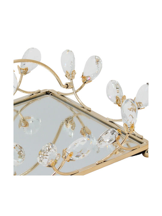 Keskor Metallic Napkin Holder Gold 20x20x7cm 43267