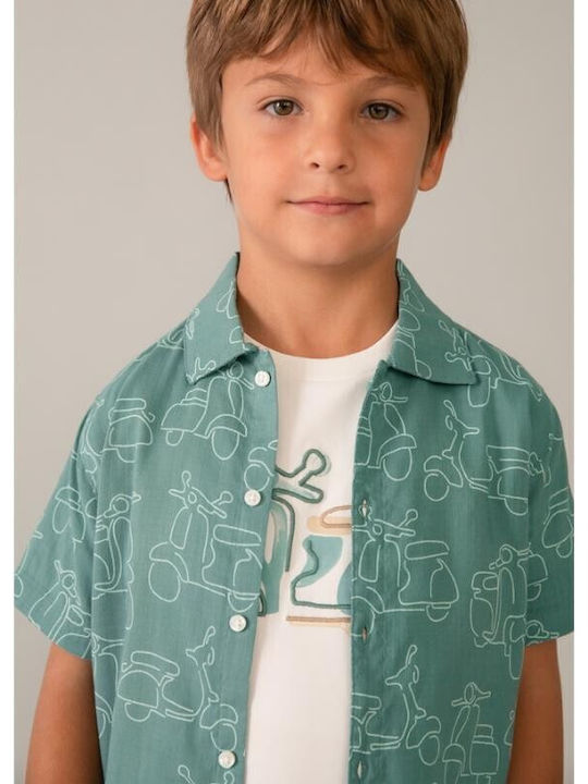 Kids Shirt Short Sleeve Green