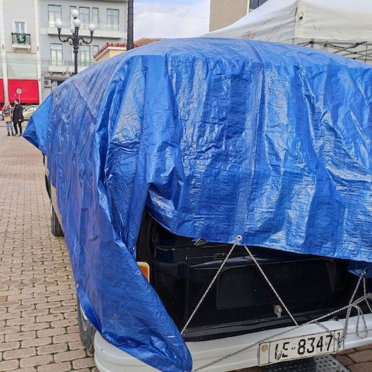 Dalimond Водоустойчив Брезент 60гр/кв.м 10x6м. Тип светлина Син