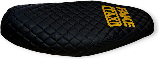 Zx130 Kawasaki Quilted Baklavadoto Seat Cover Black Stitching Yellow Logo Fake Taxi