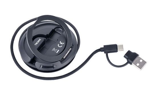 Troika Φορτιστής Magsafe 15W Μαύρος (KABELTROMMEL)