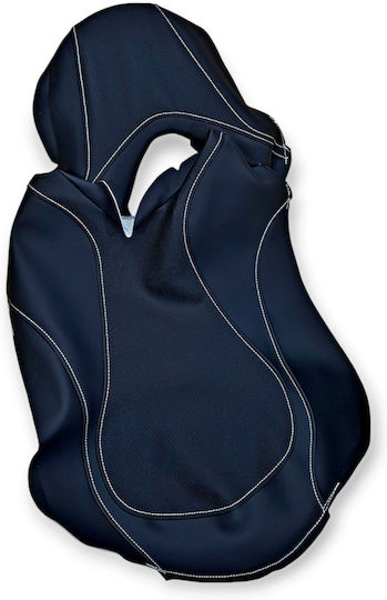 Integra 700 Honda Anti-Slip Seat Cover White Stitches