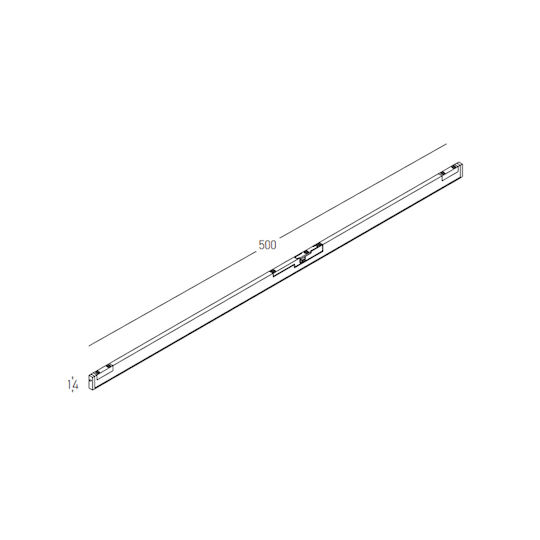 Zambelis Lights LED Lumina liniară Lumină Plafon 8W Alb cald