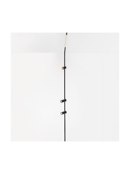 Zambelis Lights LED Alb Cald Spot în Culoare Negru