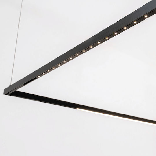 2524 Magnetic Grille Led Light Magnetic Tracks 5mm 7w 3000k Black 2524