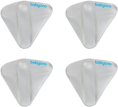 Babyono Protection Corner with Sticker made of Plastic in White Color 4pcs