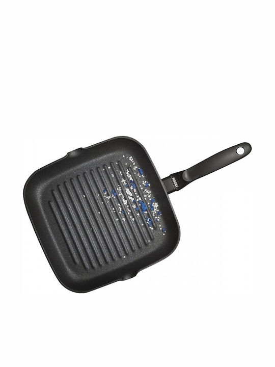 Risoli Blackplus Grill made of Cast Aluminum with Stone Coating Black 26cm