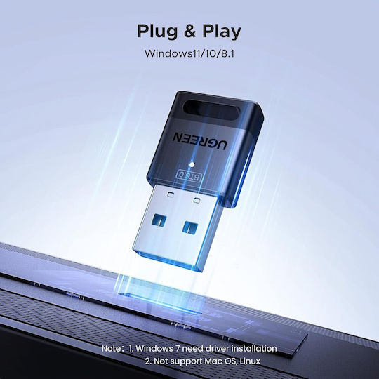 Ugreen Bluetooth Receiver Black Cm748 75073