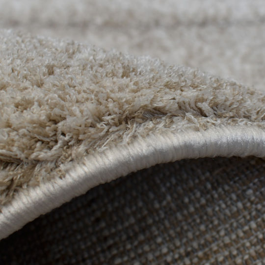 Soft Touch Rug Rectangular Beige