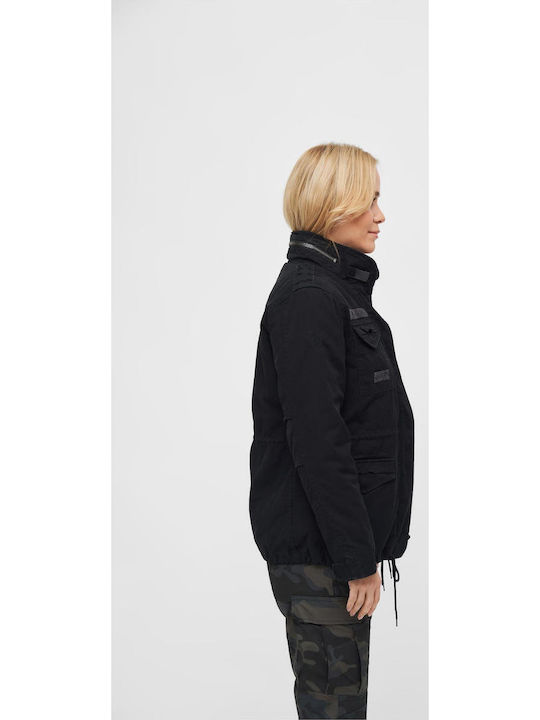 M65 Giant Kurz Damen Parka Jacke für Winter Schwarz