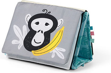 Babyono Safari Activity Book Fabric with Sounds for Newborns