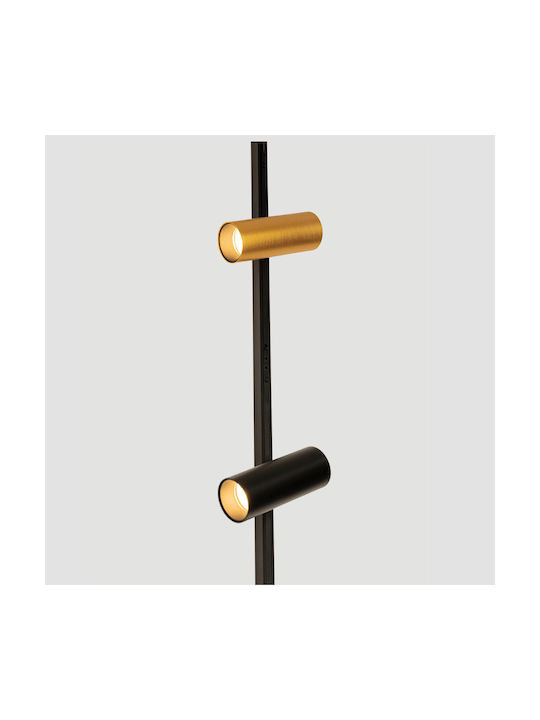 Zambelis Lights LED Warm White Spot in Black Color
