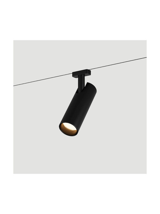 Zambelis Lights LED Θερμό Λευκό Σποτ σε Μαύρο Χρώμα