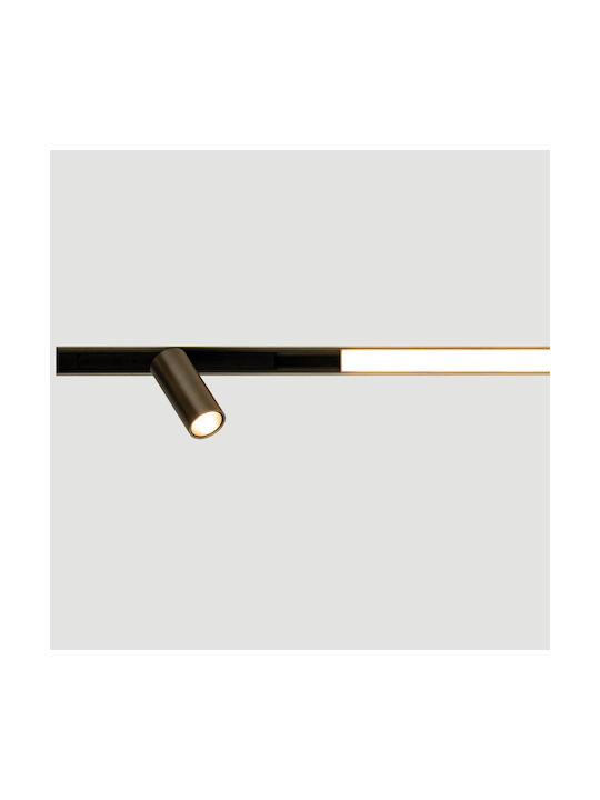 Zambelis Lights LED Warm White Spot in Black Color