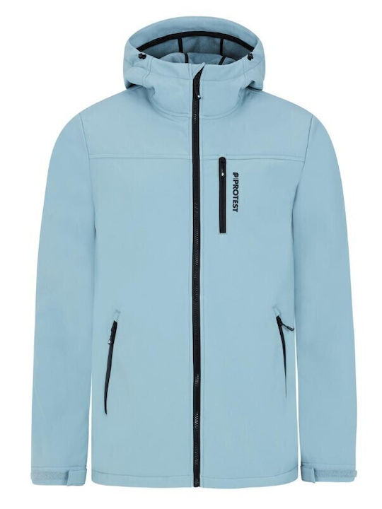 Χειμωνιάτικο Μπουφάν Softshell Αδιάβροχο και Αντιανεμικό Steel Blue