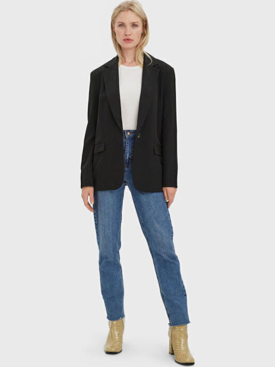 Vero Moda Γυναικείο Σακάκι Μαύρο