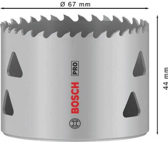Bosch Ποτηροπρίονο Multi Material Ξηρής Κοπής με Διάμετρο 67mm