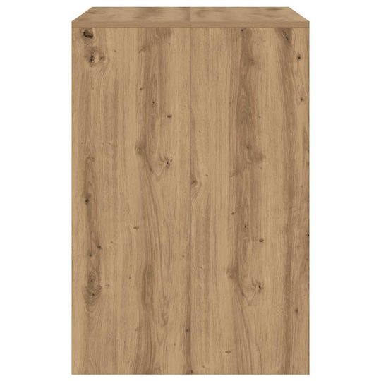 vidaXL Cabinet de baie Mobilier pentru baie L87xA60xÎ89cm Stejar