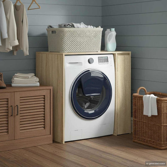 vidaXL Badezimmerschrank Wäscherei B87xT60xH89cm Sonoma