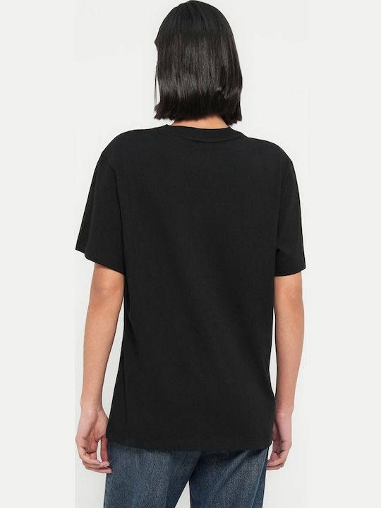 Hugo Logo Tricou Damă Negru
