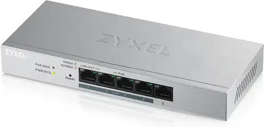 Zyxel GS1200-5HP Managed L2 PoE Switch with 5 Gigabit (1Gbps) Ethernet Ports