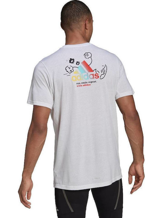 adidas Signature Aeroready T-shirt Λευκό