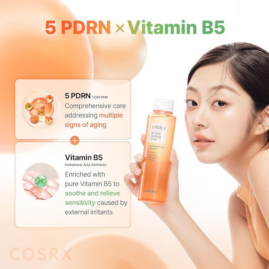 Cosrx 5 Pdrn B5 Liquid Facial Toner with Rice, Centella Asiatica & Niacinamide 280ml