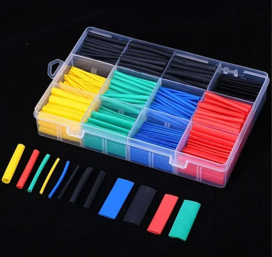 Set Heat-Shrink Tubing Cables Heat Shrink 560 Pieces Case – 64-5401