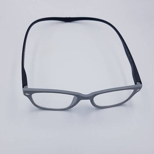 A-vision Reading Glasses +1.50 with Magnet in Gray color U420202-GY