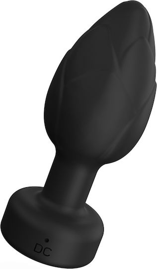 Toosh Anal Plug with Vibration Black