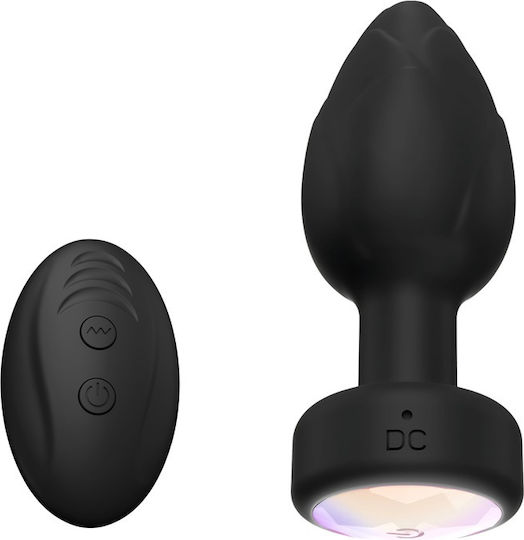 Toosh Anal Plug with Vibration Black