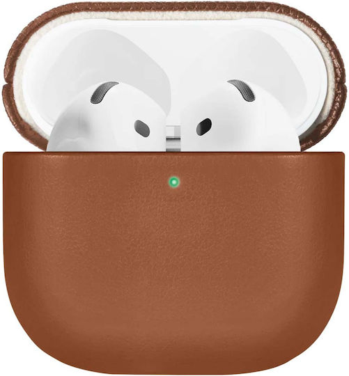Native Union Case Airpods 4 Series Re Classic In Recycled Eco-friendly Materials Brown