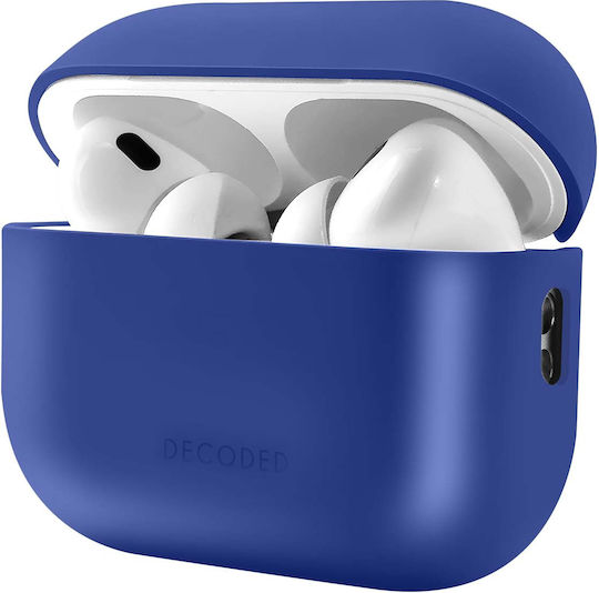 Decoded Soft Silicone Shockproof Case Airpods Pro 3 Series Aircase Blue