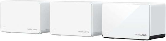 Mercusys Halo H85X WiFi Mesh Network Access Point Wi‑Fi 6 Dual Band (2.4 & 5GHz) in Triple KIt