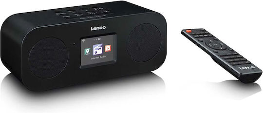 Lenco DIR-121BK Настолен Радиоприемник с Мрежово Захранване DAB+ с Bluetooth Черен