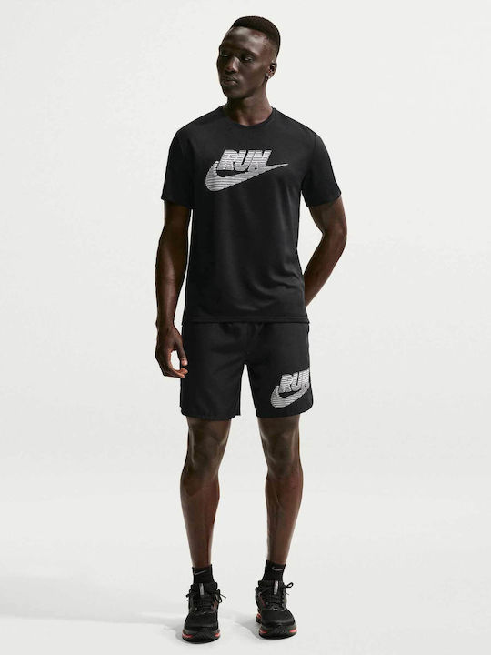Dri-Fit Sportliches T-Shirt Schwarz