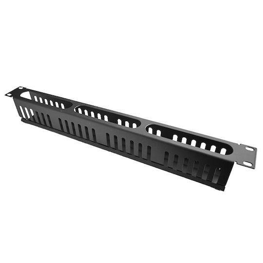 Emtex Horizontal Patch Panel Guide Metal Cover Rack Cable Organizer 1U