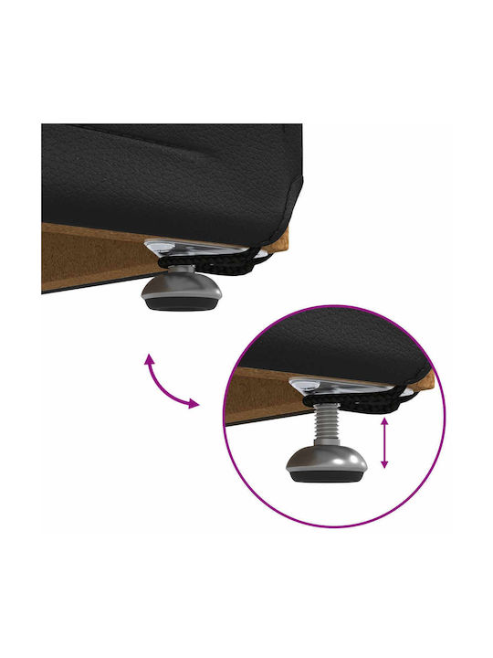 Stool For Kitchen Wooden Black 41x41x40cm