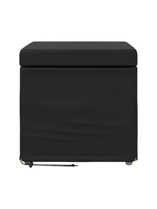 Stool For Kitchen Wooden Black 41x41x40cm