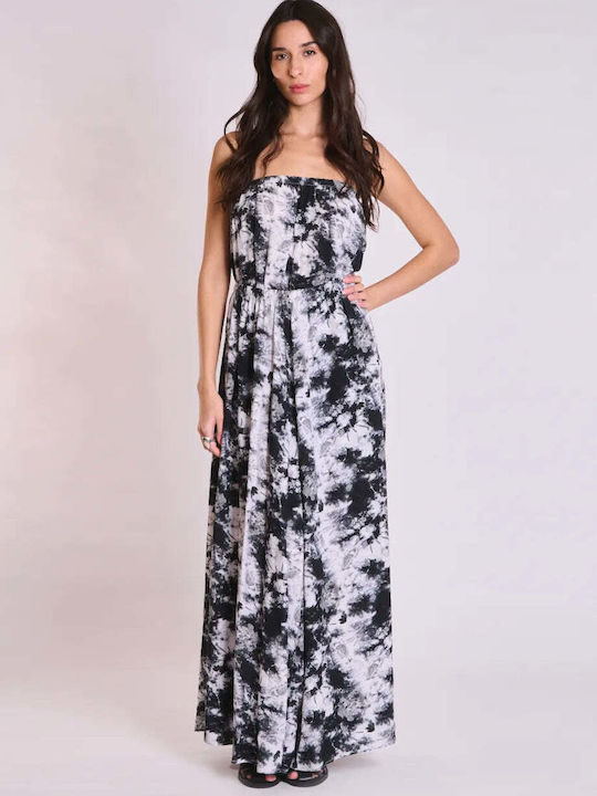 Summer Maxi Wrap Dress Noir AT142B01VPR Butterfly