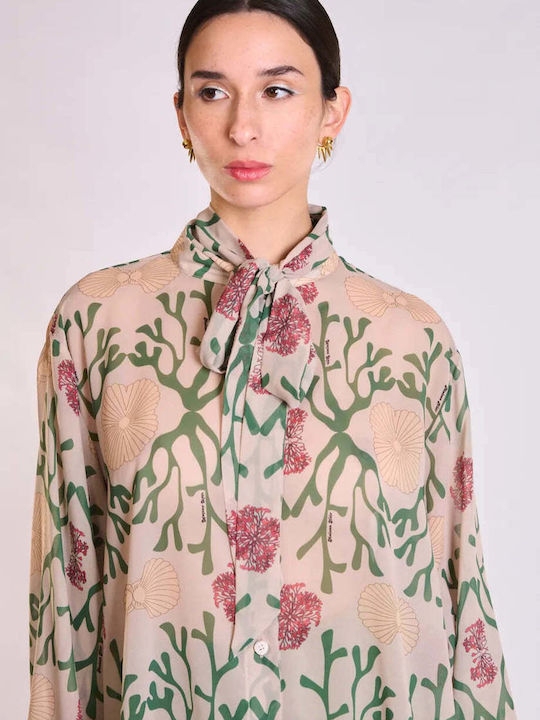 Women's Long Sleeve Shirt Coral