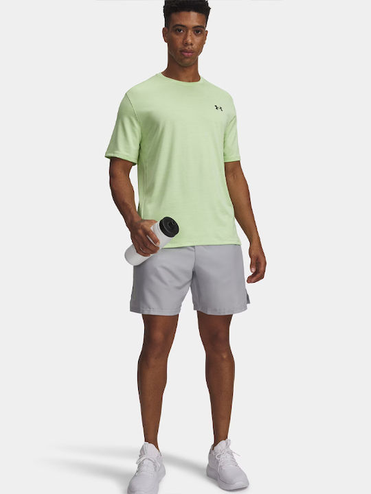 Woven Wordmark Sport Herren Shorts Grau