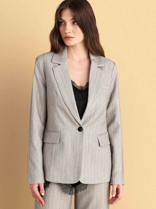 attrattivo Women's Blazer Grey attrattivo Women's Blazer Grey