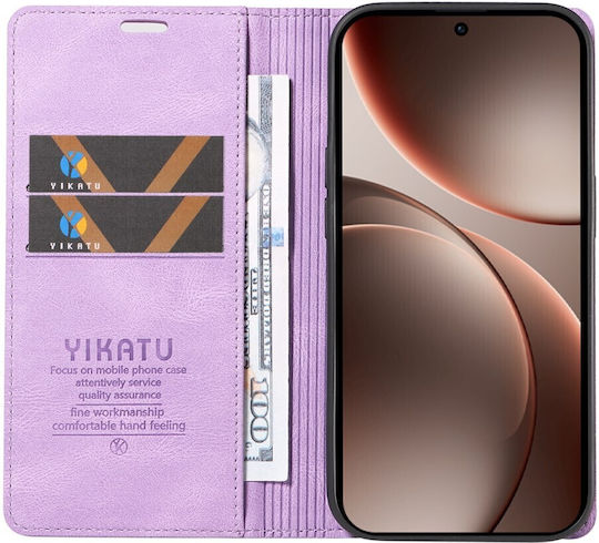Yikatu Book Purple (Oppo Find X9 Pro 5G)